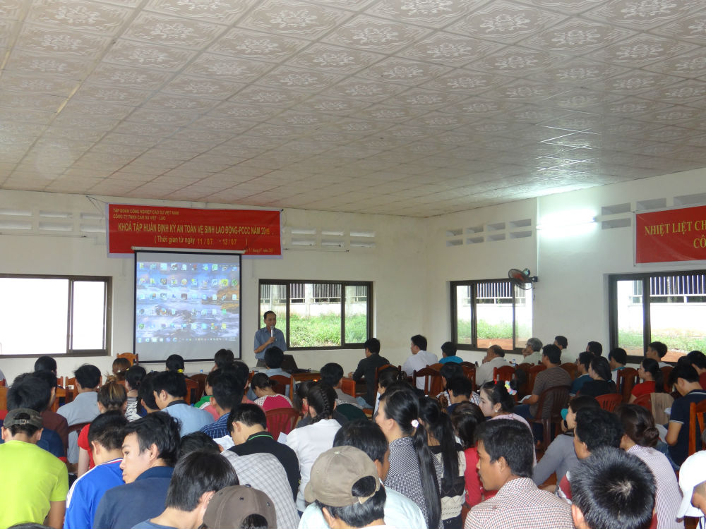 Khóa tập huấn định kỳ an toàn vệ sinh lao động và PCCC năm 2015